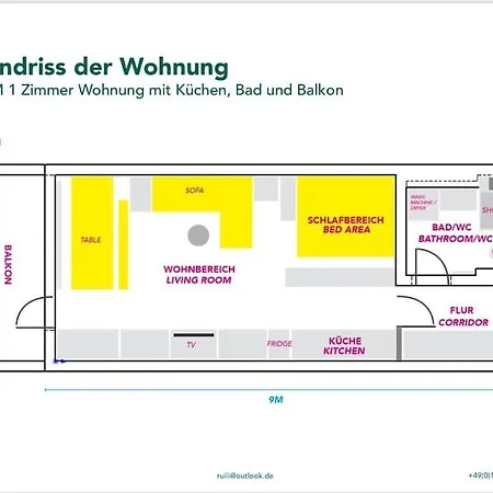 Moderne 1-zimmer Stadtnah * Neu-Ulm